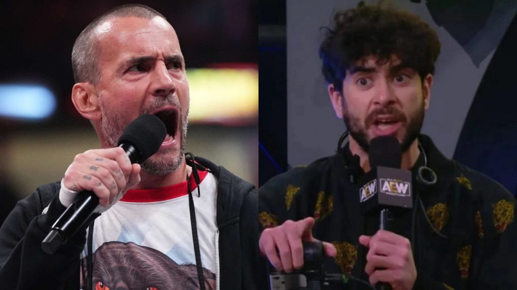 CM Punk and AEW President Tony Khan