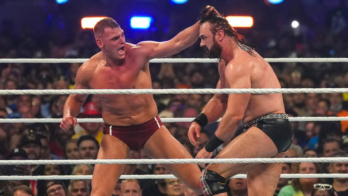 WWE stars GUNTHER and Drew McIntyre