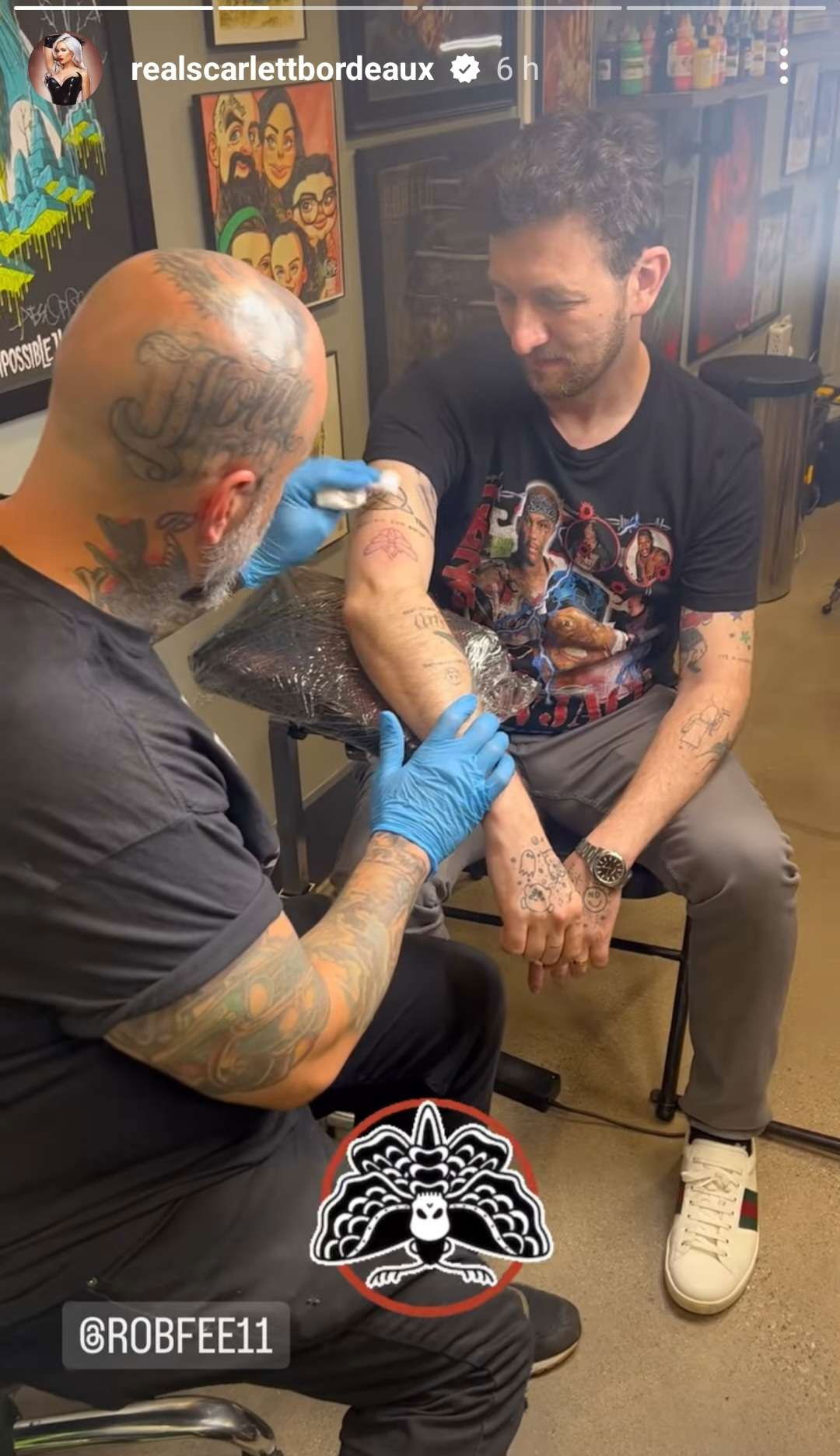 🤼 Bray Wyatt Memorial Tattoo 🤼 Popular WWE Wrestler, Bray Wyatt, passed  away recently. Mike is a big fan of wrestling and enjoyed