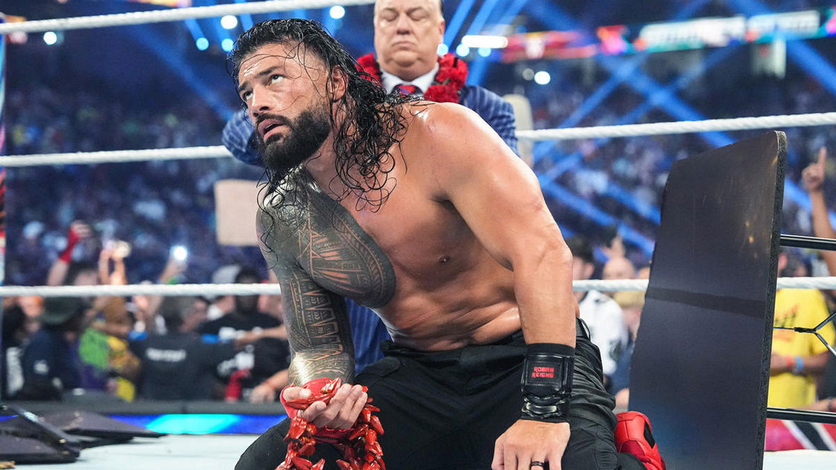 Roman Reigns Hurt During Jey Uso Match At WWE SummerSlam 2023 WrestleTalk