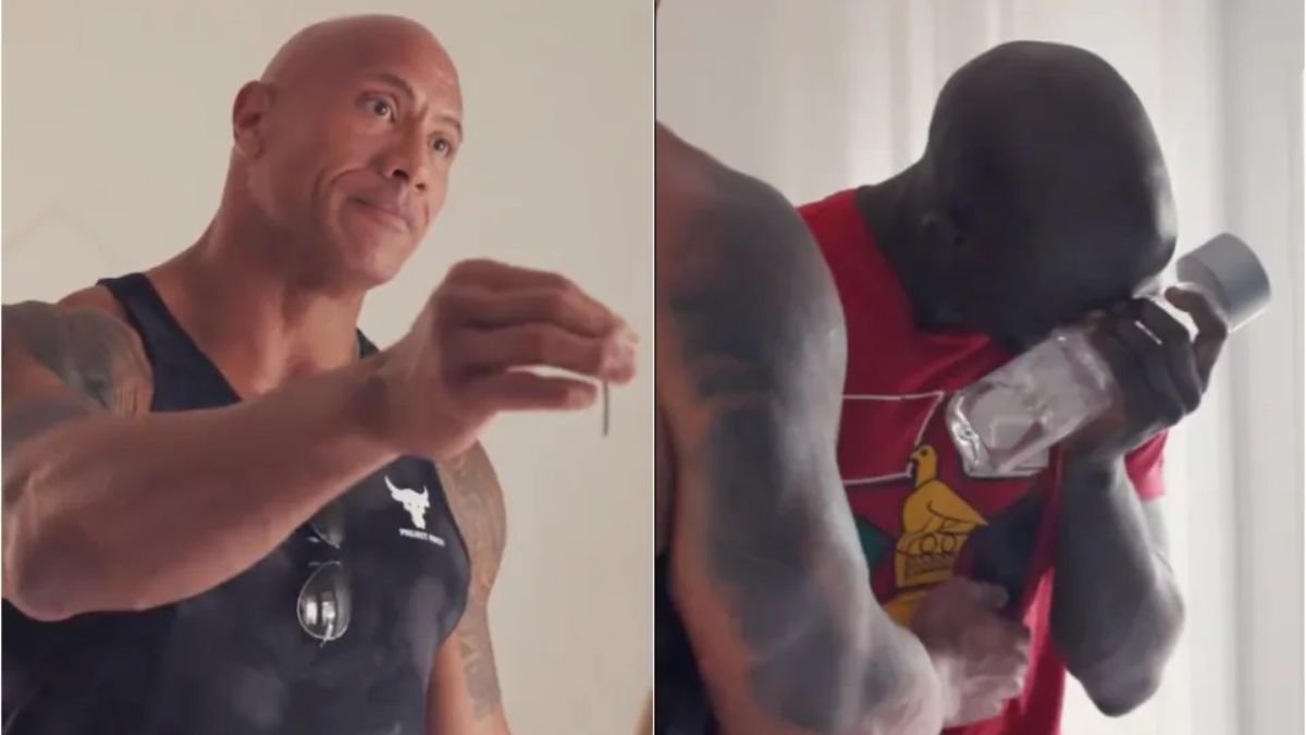 VIDEO: The Rock Surprises UFC Fighter With House