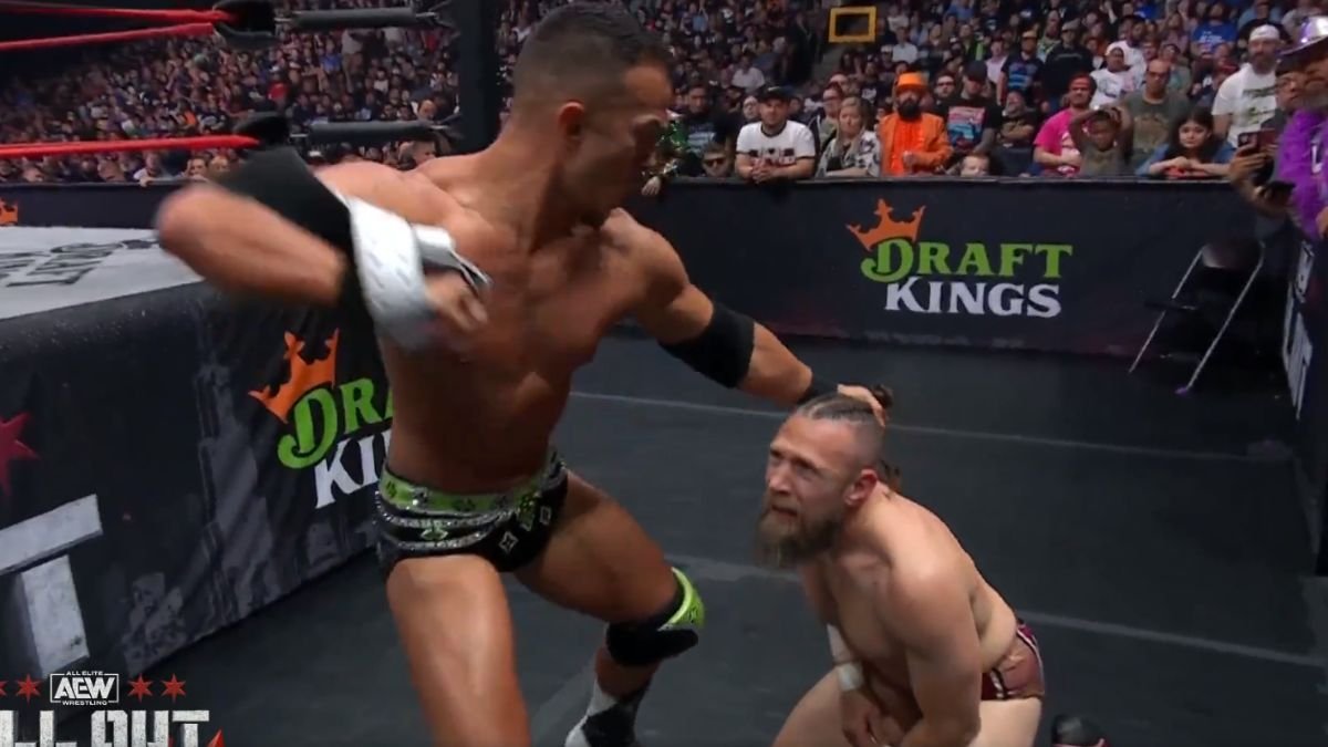 What Happened In Strap Match Between Bryan Danielson & Ricky Starks At AEW All Out 2023