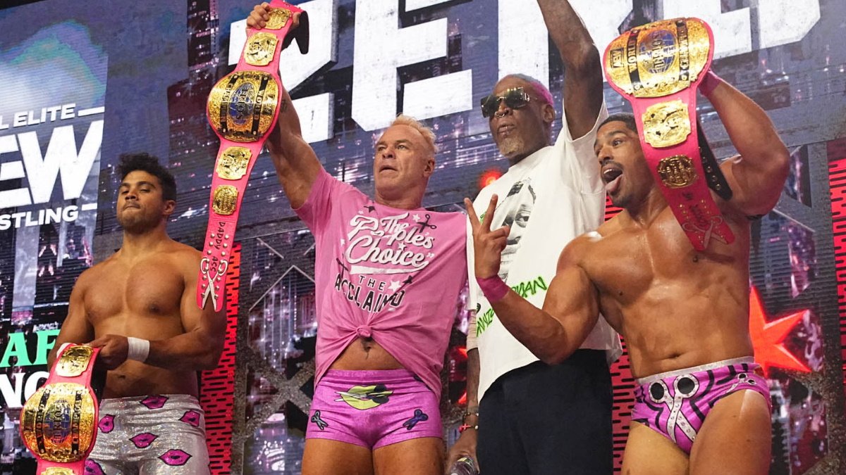 The Acclaimed AEW Trios Title Belts Now On Sale
