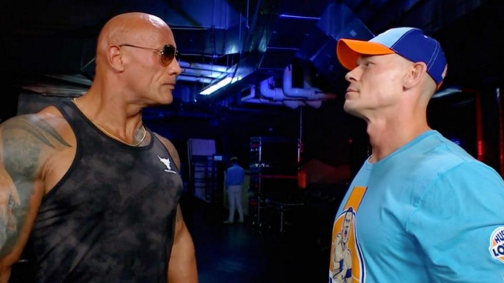 WWE's The Rock and John Cena