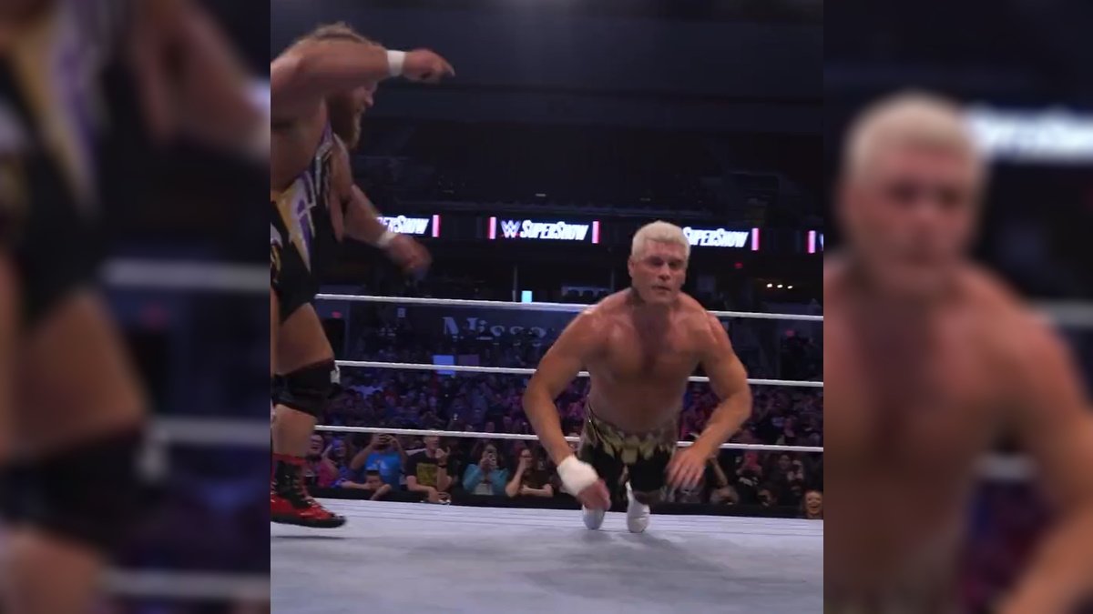 VIDEO: Cody Rhodes & Jey Uso Do The Worm At WWE Live Event