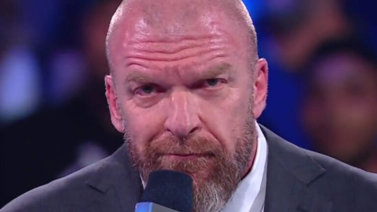 WWE CCO Triple H smiling in the buildup to WrestleMania 40
