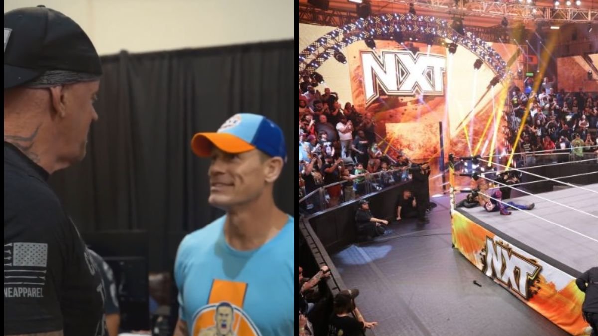Backstage Footage Of John Cena & The Undertaker At WWE NXT