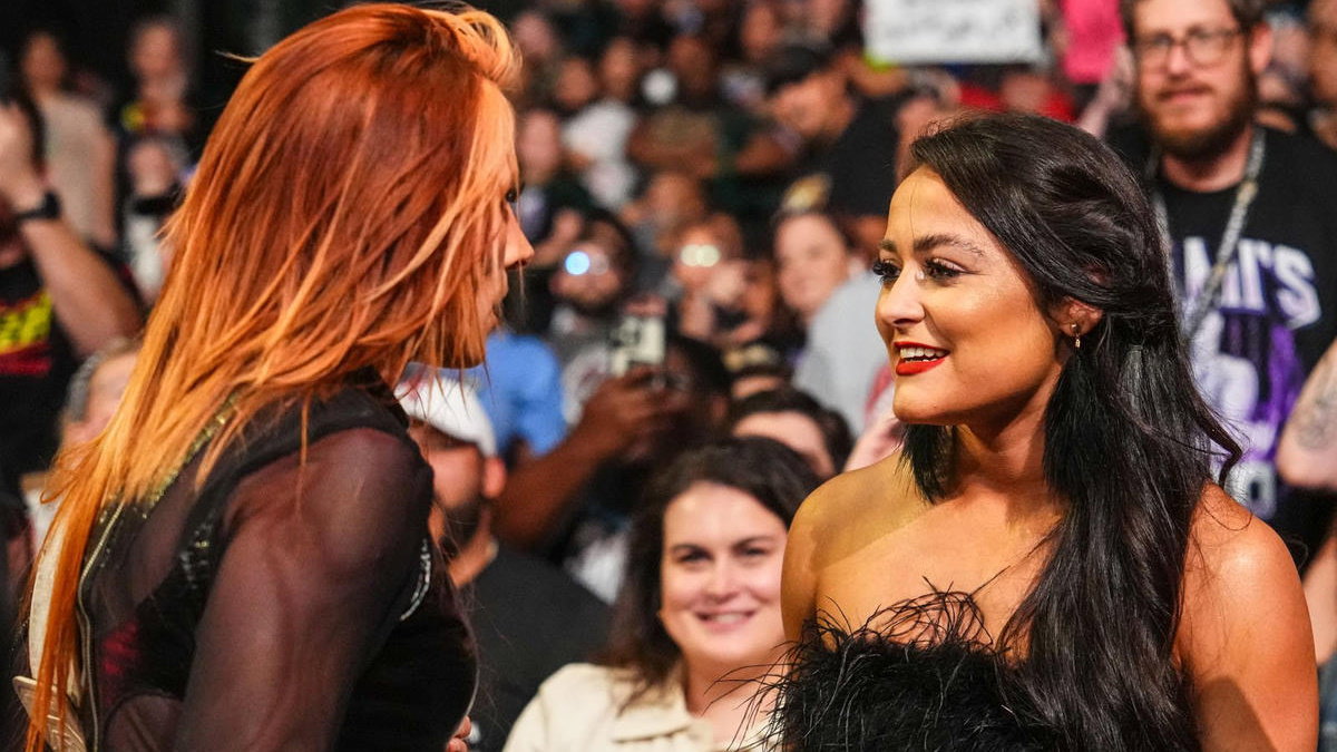 WWE stars Becky Lynch and Lyra Valkyria