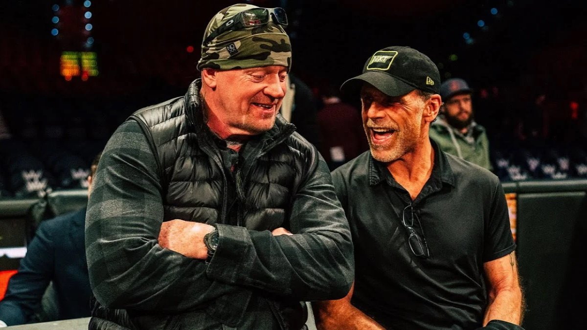 VIDEO: Shawn Michaels & The Undertaker Reunite Backstage At WWE NXT