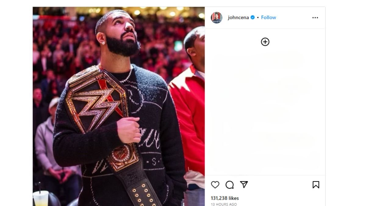 Drake John Cena WWE instagram