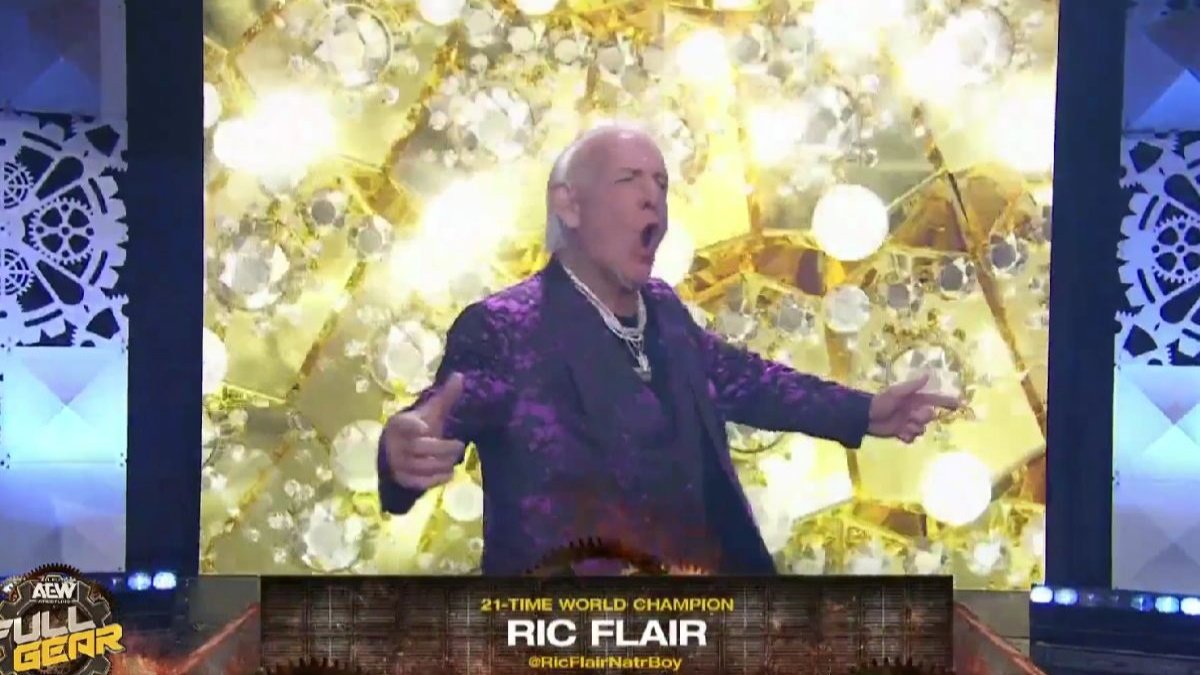 Ric Flair Appears At AEW Full Gear 2023