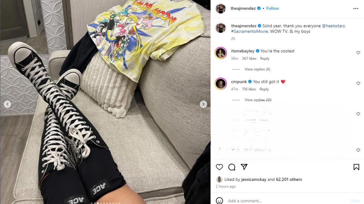 AJ Lee WWE tease on Instagram
