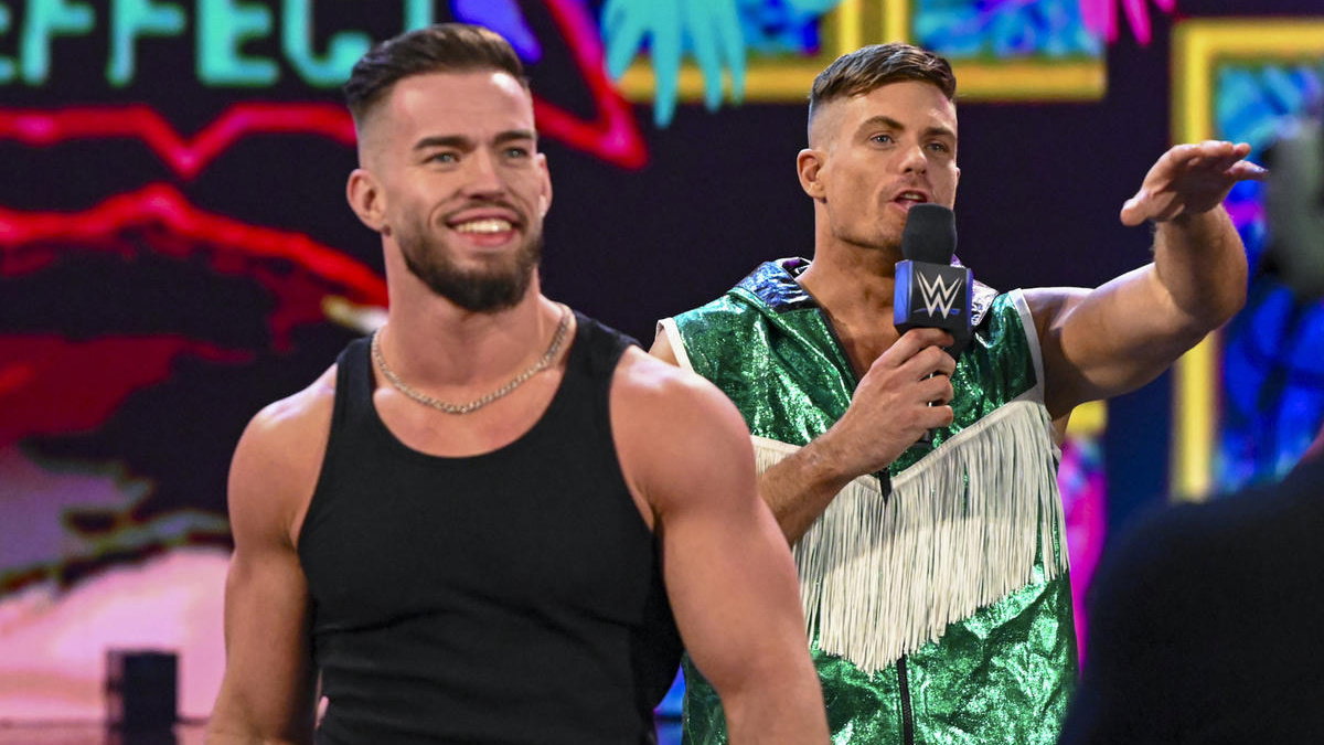 WWE A-Town Down Under tag team Austin Theory and Grayson Waller