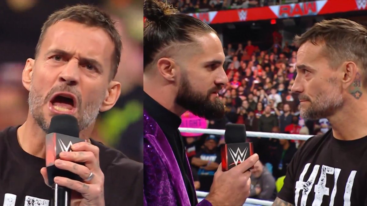 CM Punk Makes Two Major WWE Announcements, Confronted By Seth Rollins