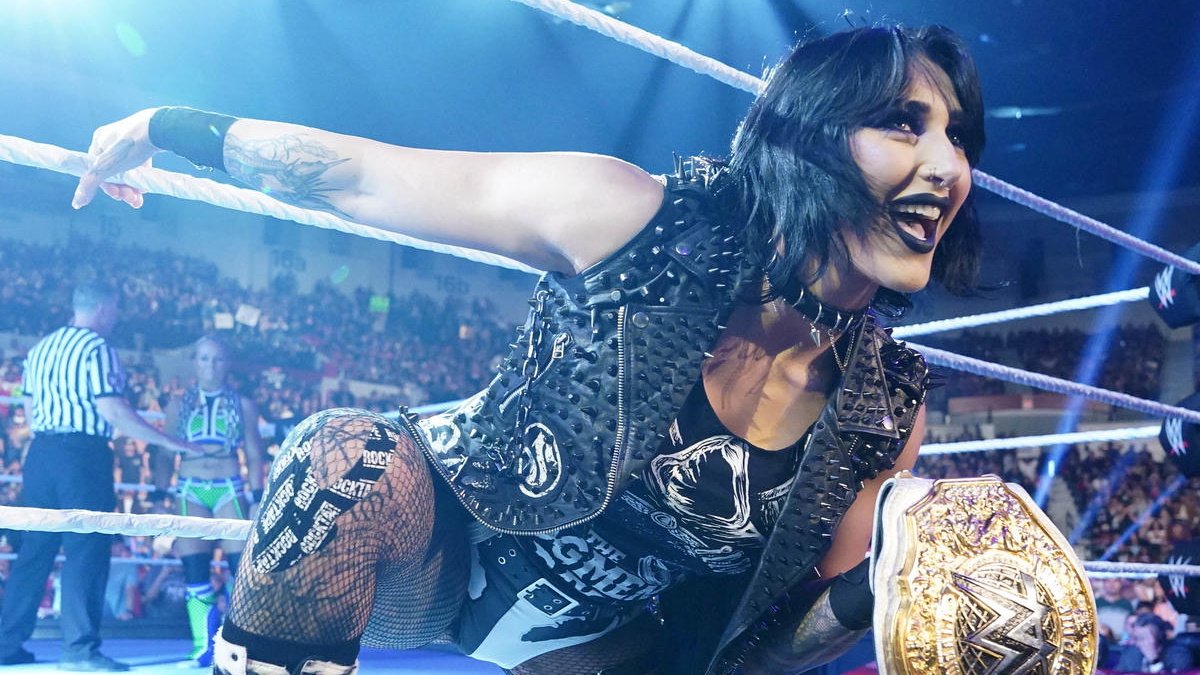 WWE’s Rhea Ripley Shows Off New Neck Tattoo