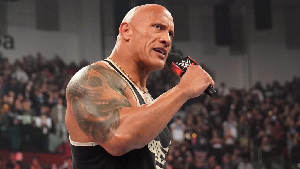 'The Rock' Dwayne Johnson making an appearance on WWE Raw
