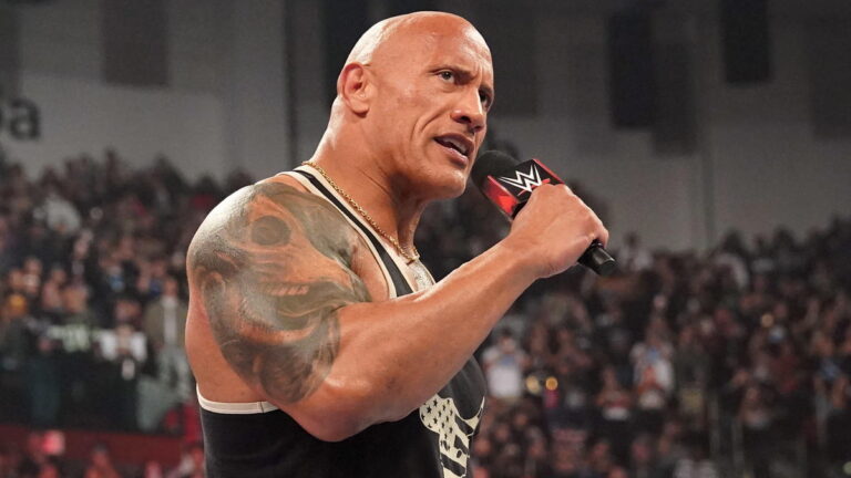 'The Rock' Dwayne Johnson making an appearance on WWE Raw