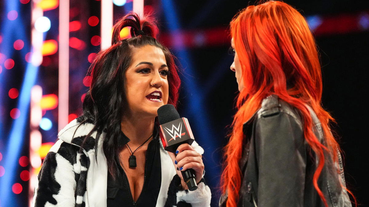 WWE stars Bayley and Becky Lynch
