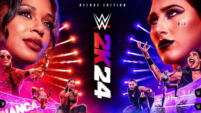 WWE 2K24 Bianca Belair and Rhea Ripley