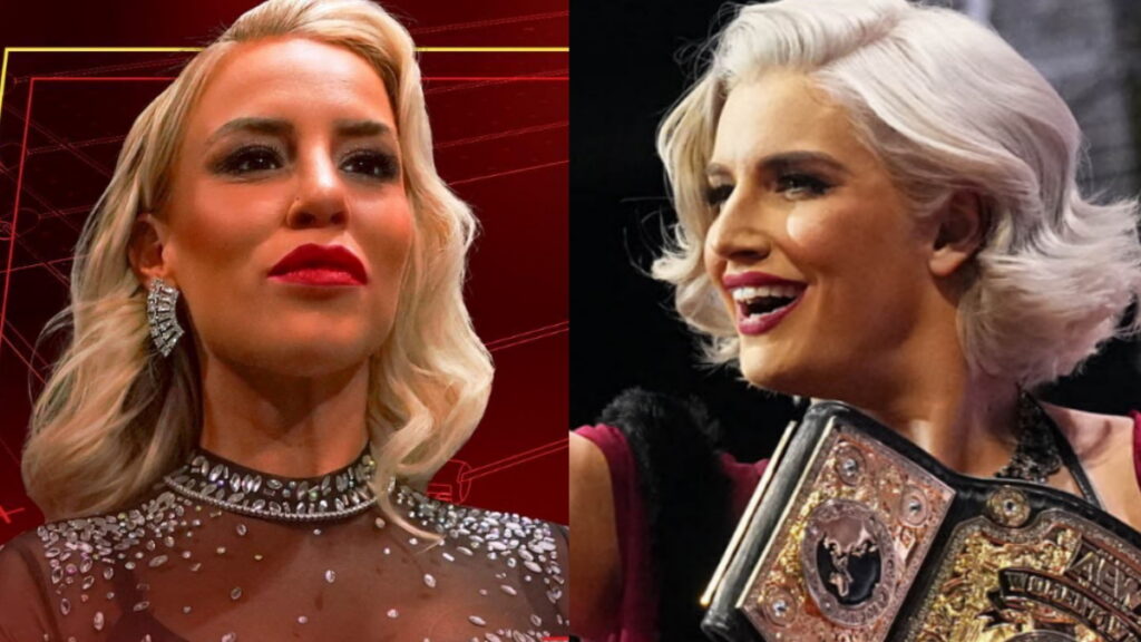 Former WWE star Dana Brooke, now known as Ash by Elegance in TNA Wrestling, and AEW Champion Toni Storm