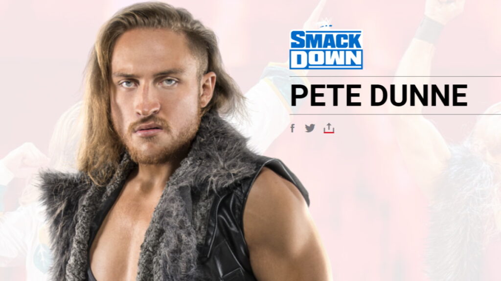 Pete Dunne fka Butch WWE SmackDown