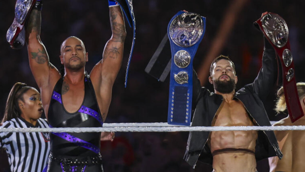 Damian Priest and Finn Balor as Undisputed WWE Tag Team Champions