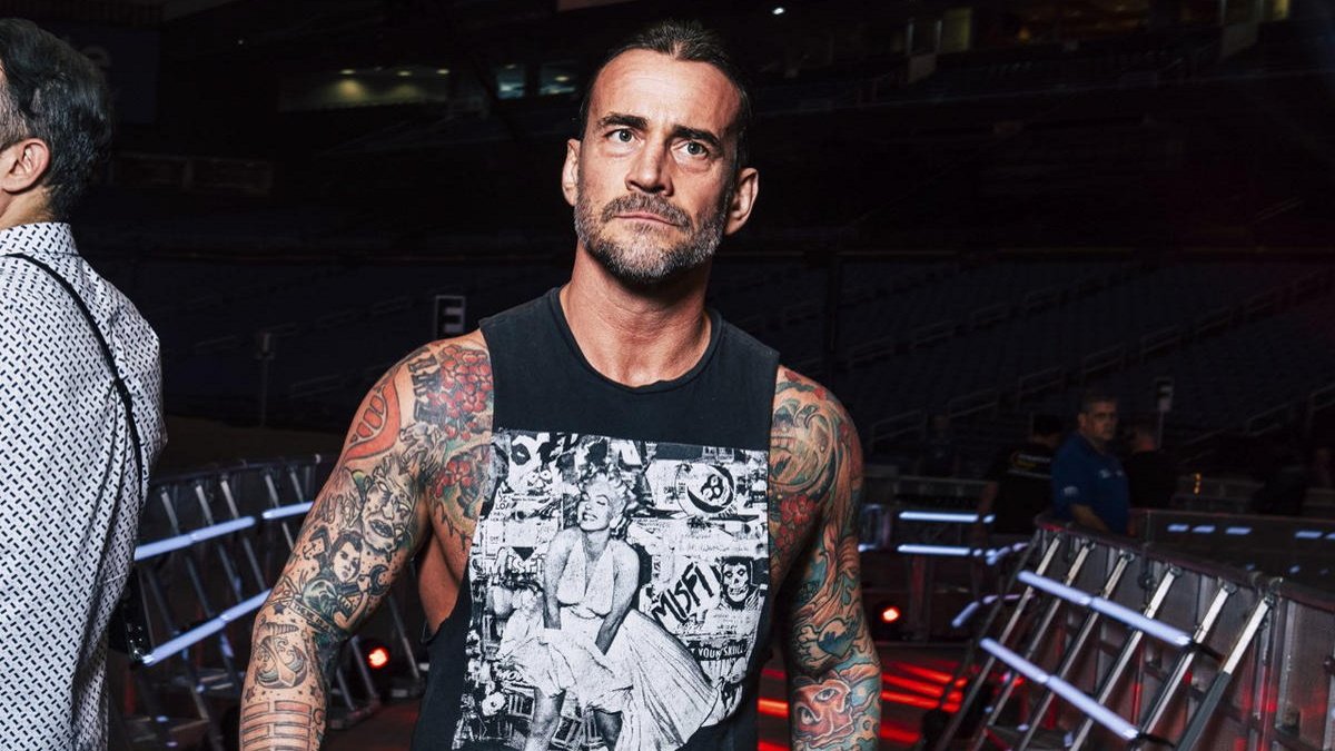 WWE’s CM Punk Spotted Backstage & On-Screen At UFC 298