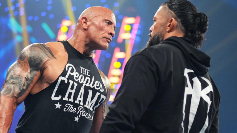 WWE stars The Rock & Roman Reigns