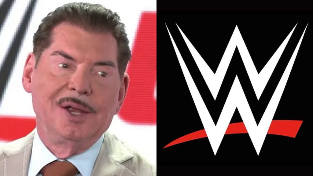 Vince McMahon and the WWE logo