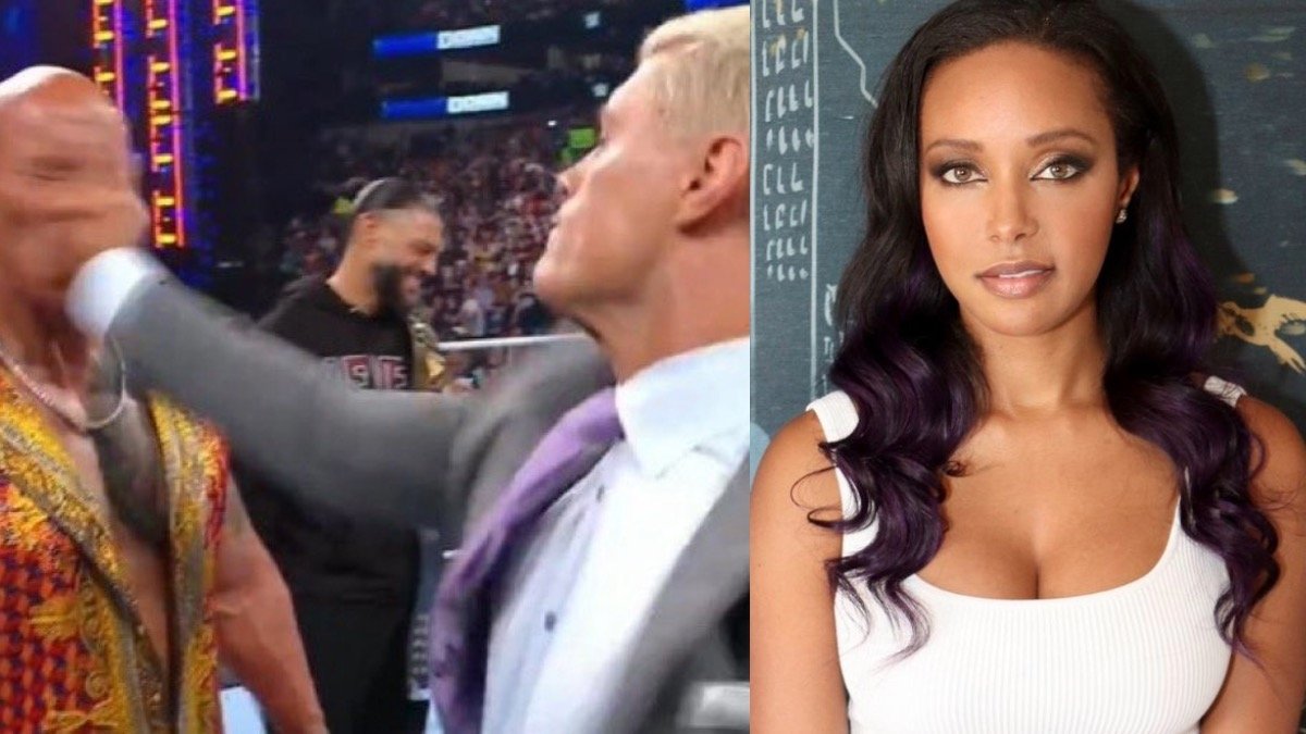 Brandi Rhodes Reacts To Cody Rhodes Slapping The Rock On WWE SmackDown