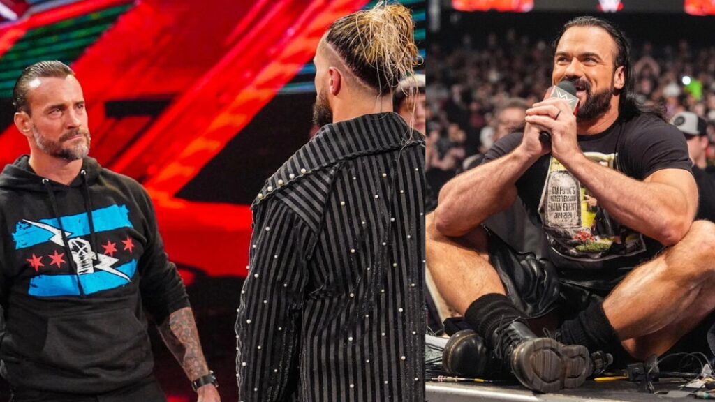 WWE stars CM Punk, Drew McIntyre & Seth Rollins