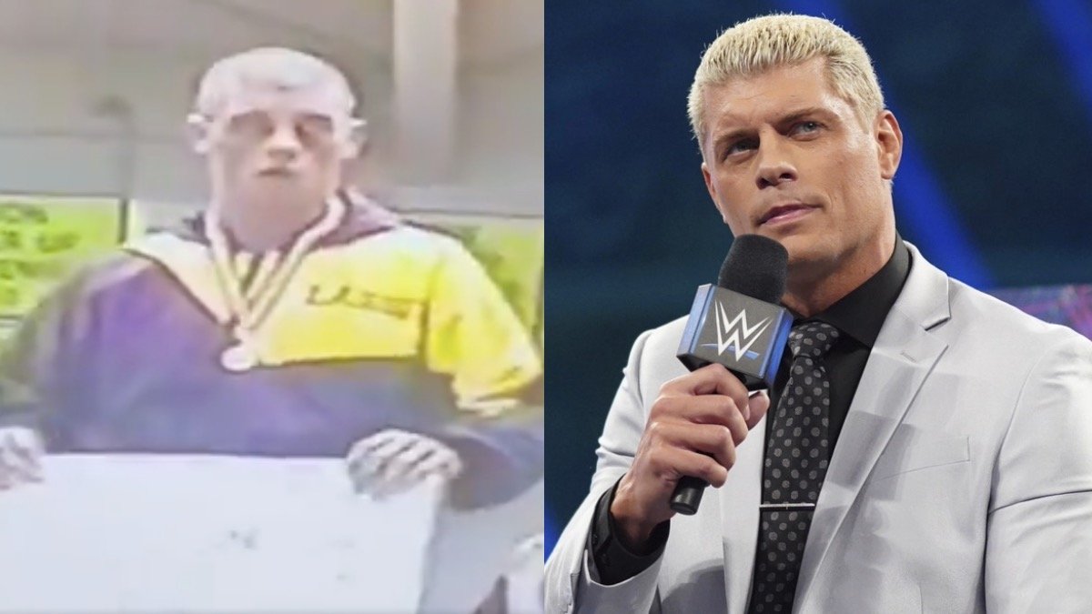 Cody Rhodes Reacts To Old High School Amateur Wrestling Footage