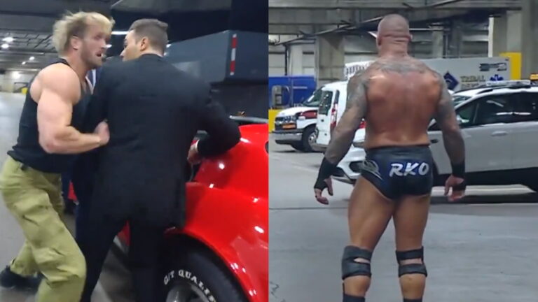 Logan Paul stealing car to escape from WWE star Randy Orton