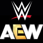 WWE and AEW logos