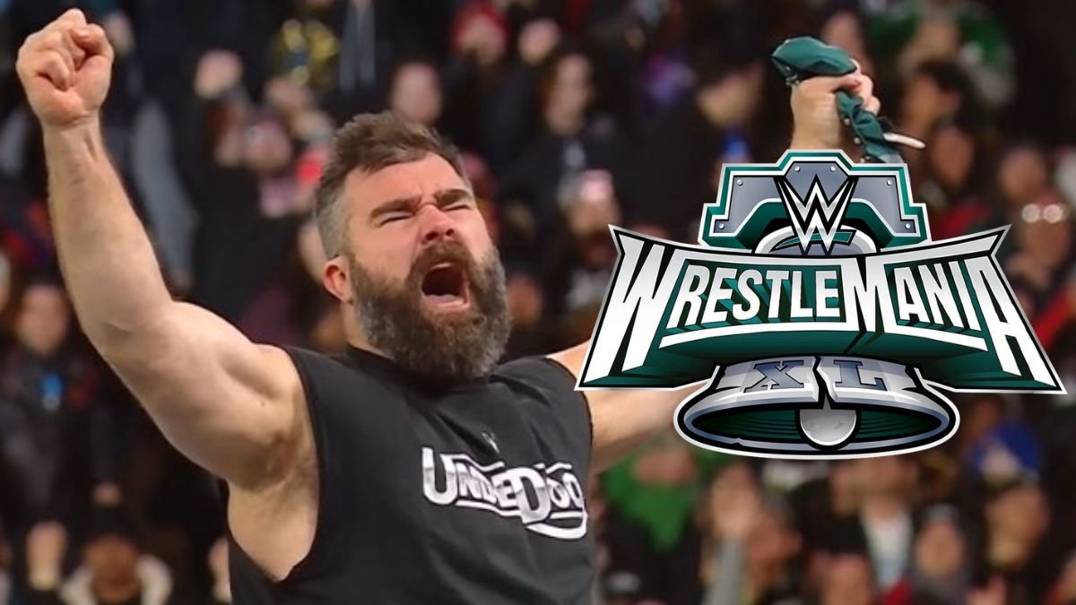 Jason Kelce Gets Involved In Match At WWE WrestleMania 40