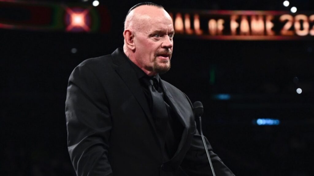 The Undertaker at WWE Hall of Fame ceremony 2024