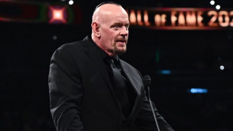 The Undertaker at WWE Hall of Fame ceremony 2024