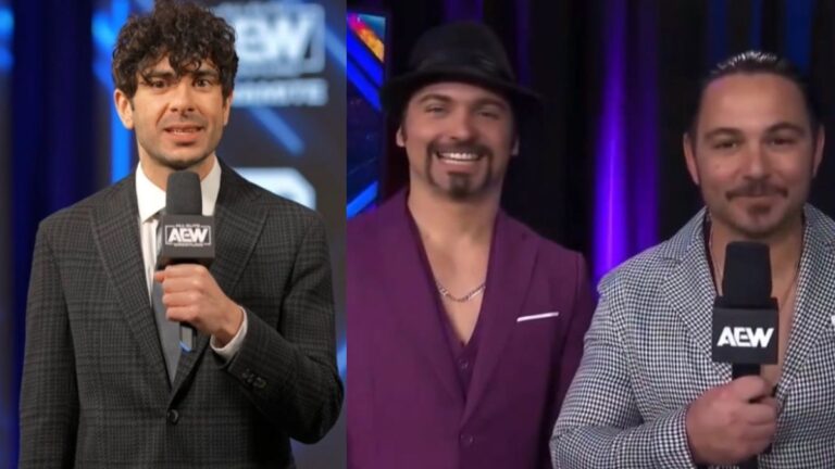 AEW President TONY KHAN and AEW EVPs The Young Bucks