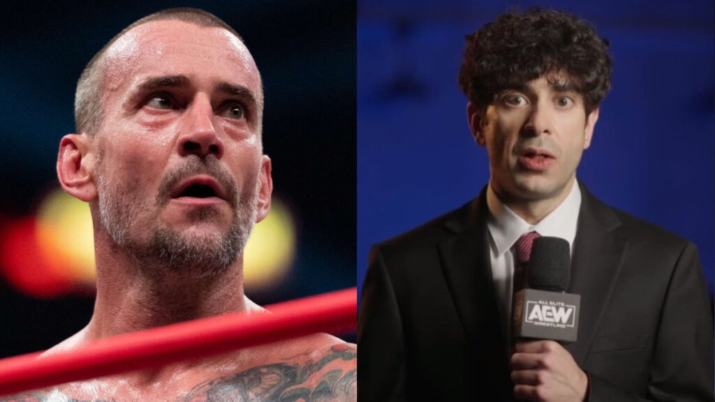 WWE star CM Punk and AEW CEO Tony Khan