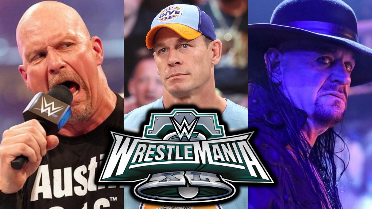 John Cena, Steve Austin & The Undertaker WWE WrestleMania 40 Status Update