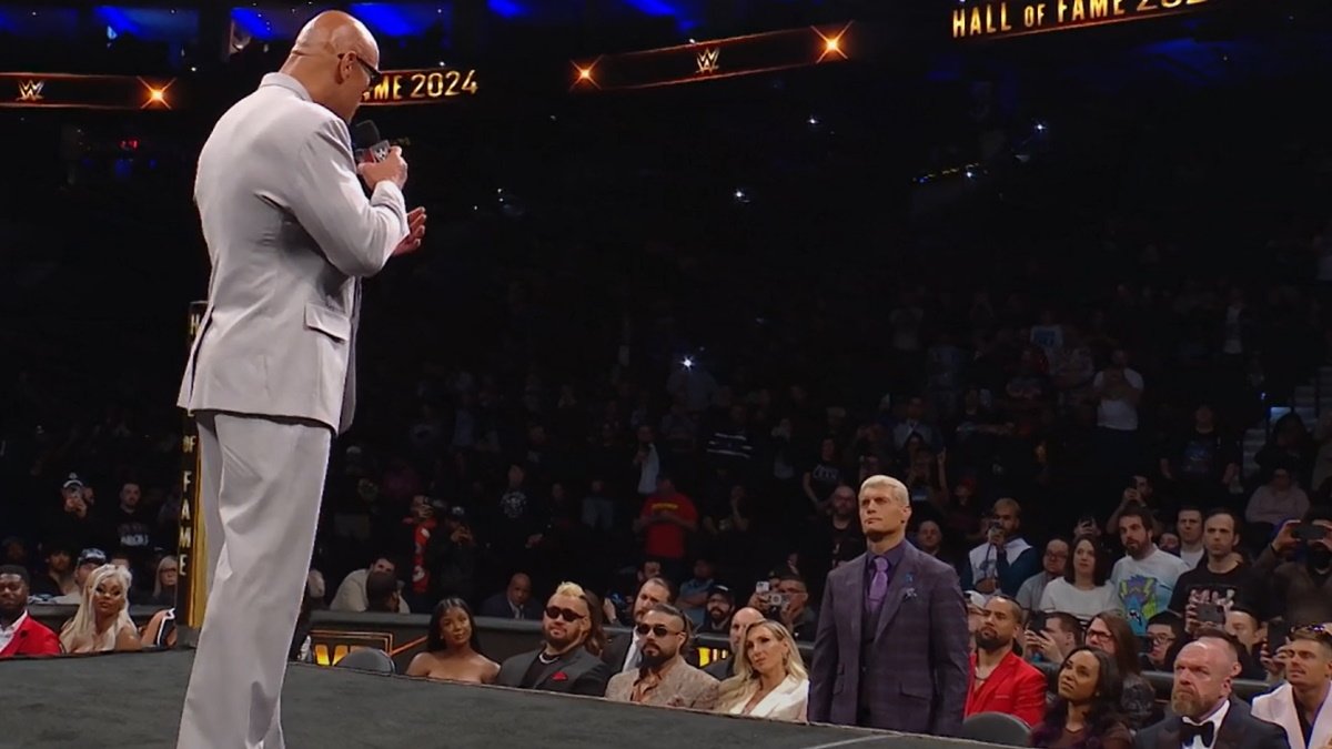 What The Rock Told Cody Rhodes During WWE Hall Of Fame