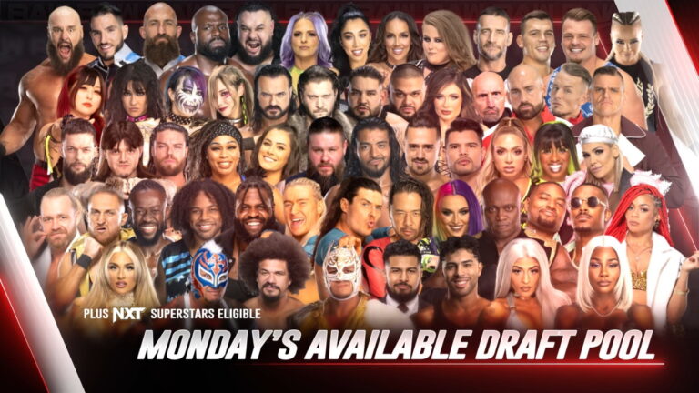 WWE Draft night two pool