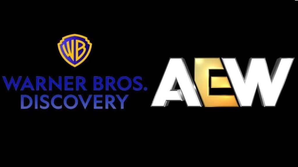 AEW and WBD logos