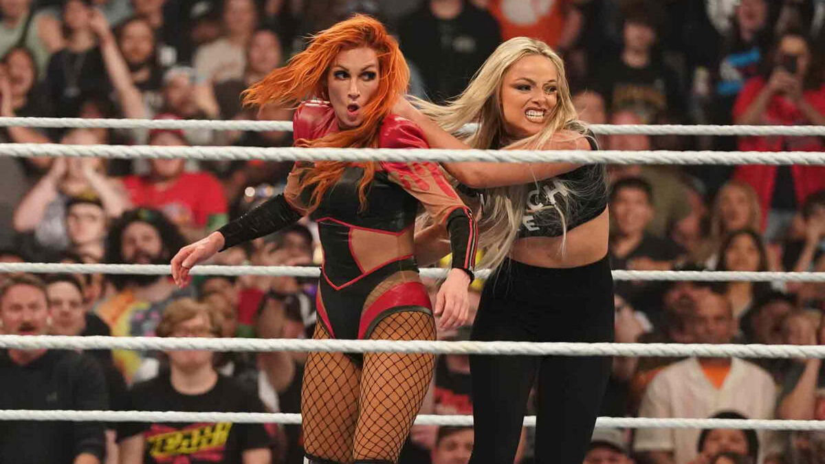 WWE stars Becky Lynch and Liv Morgan