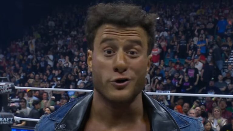 AEW Double or Nothing MJF in the ring