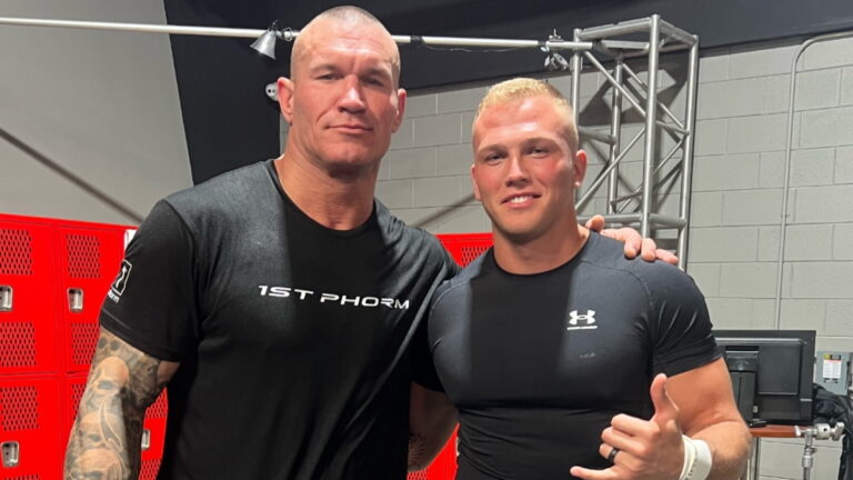 WWE stars Myles Borne and Randy Orton