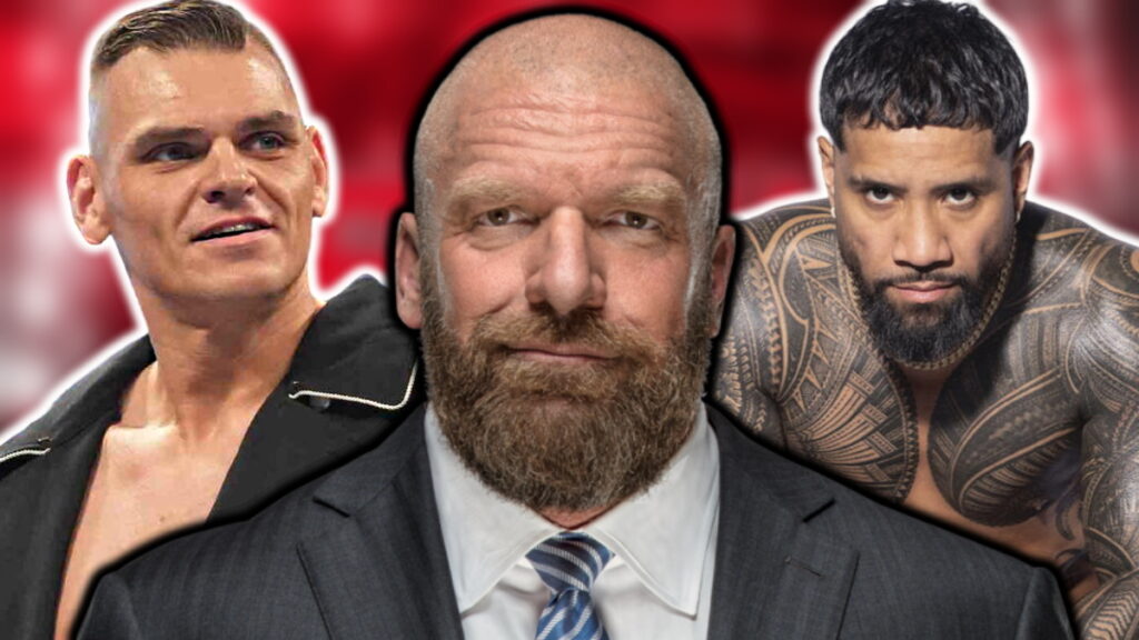 WWE Raw stars GUNTHER and Jey Uso, and Triple H