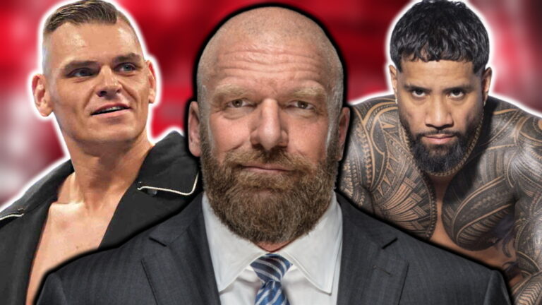WWE Raw stars GUNTHER and Jey Uso, and Triple H