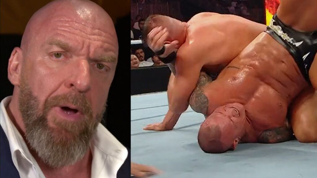 WWE CCO Triple H and the King of the Ring final pin between Randy Orton and GUNTHER