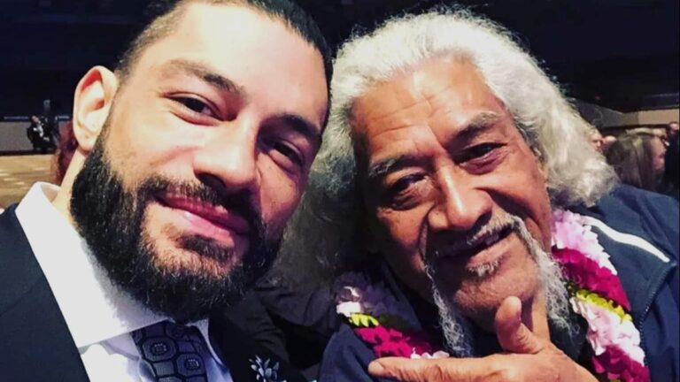Roman Reigns and his father Sika Anoa'i
